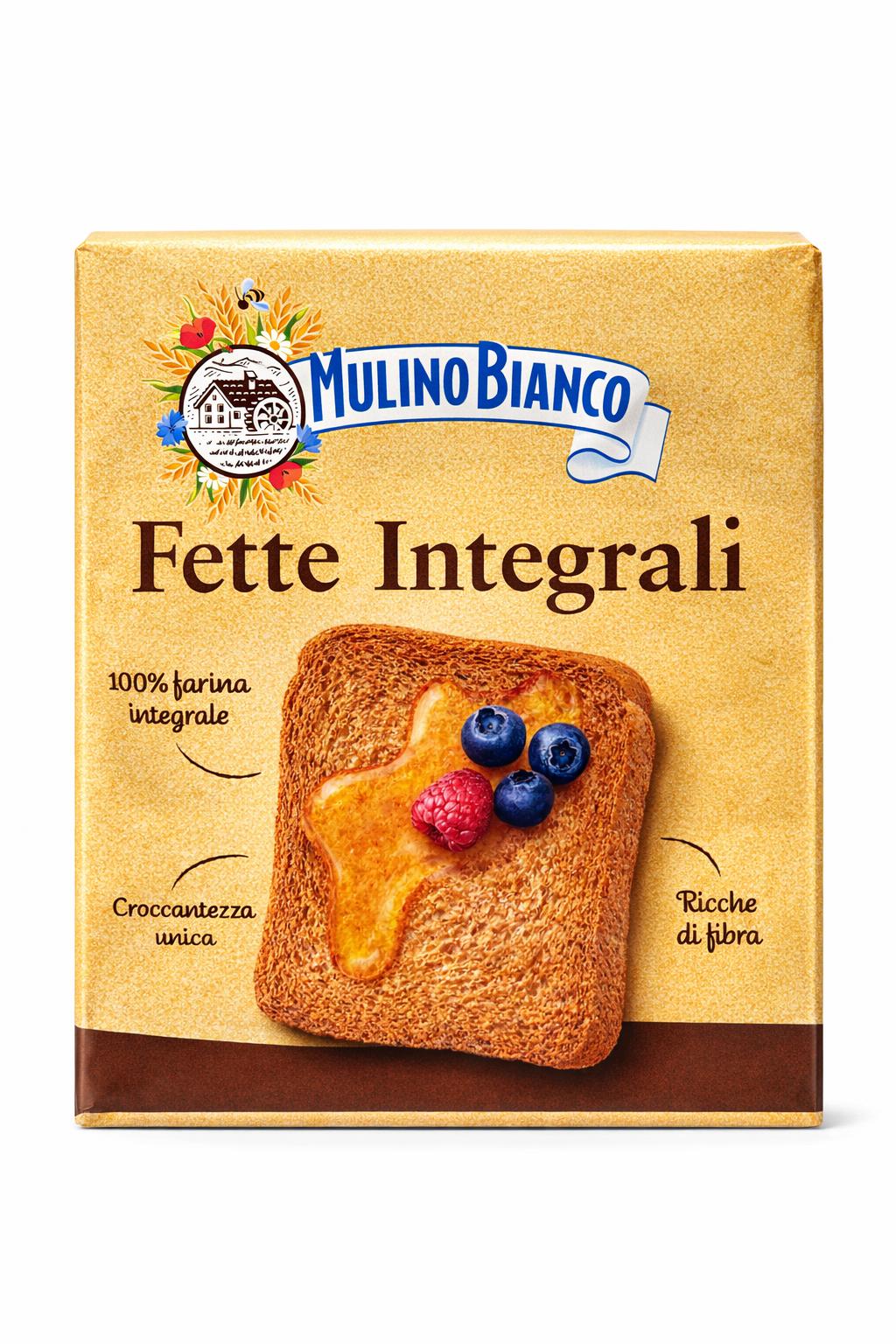Mulino Bianco Fette Integrali Whole Wheat Rusks 315g