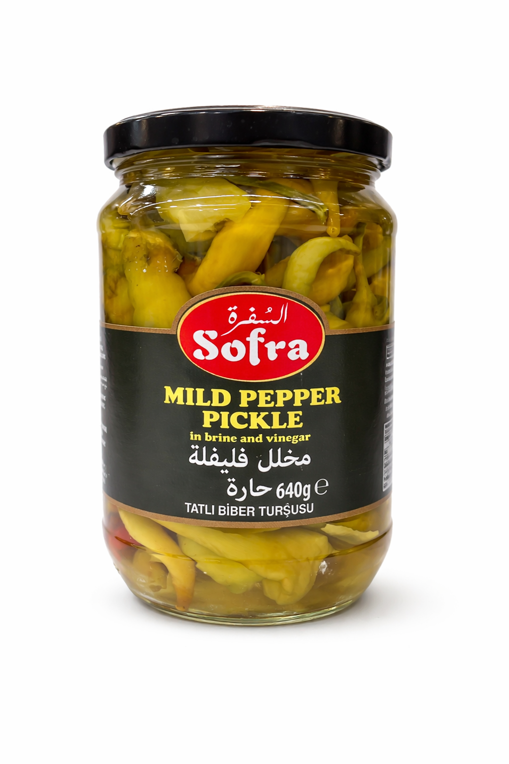 Sofra Mild Pepper Pickle 640g Glass Jar