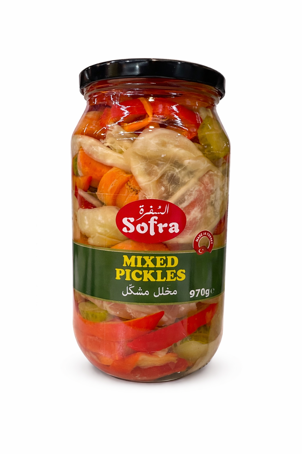Sofra Mixed Pickles 970g Jar – Assorted Vegetables