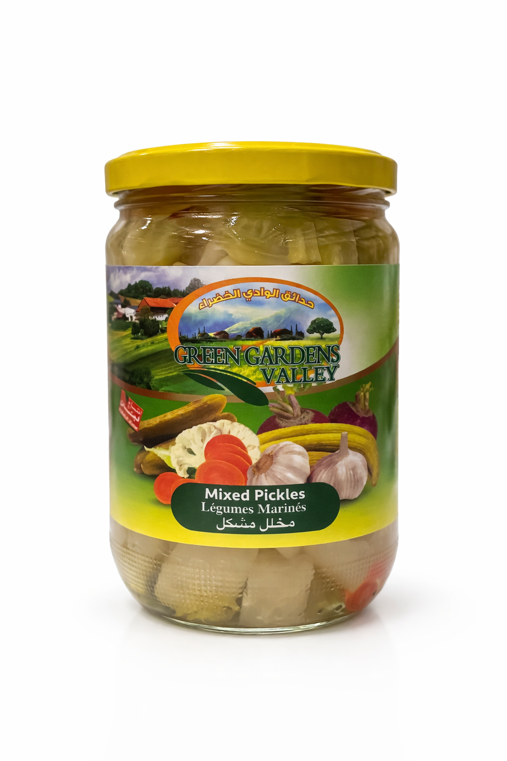 Green Garden Valley Mixed Pickles 640g Jar