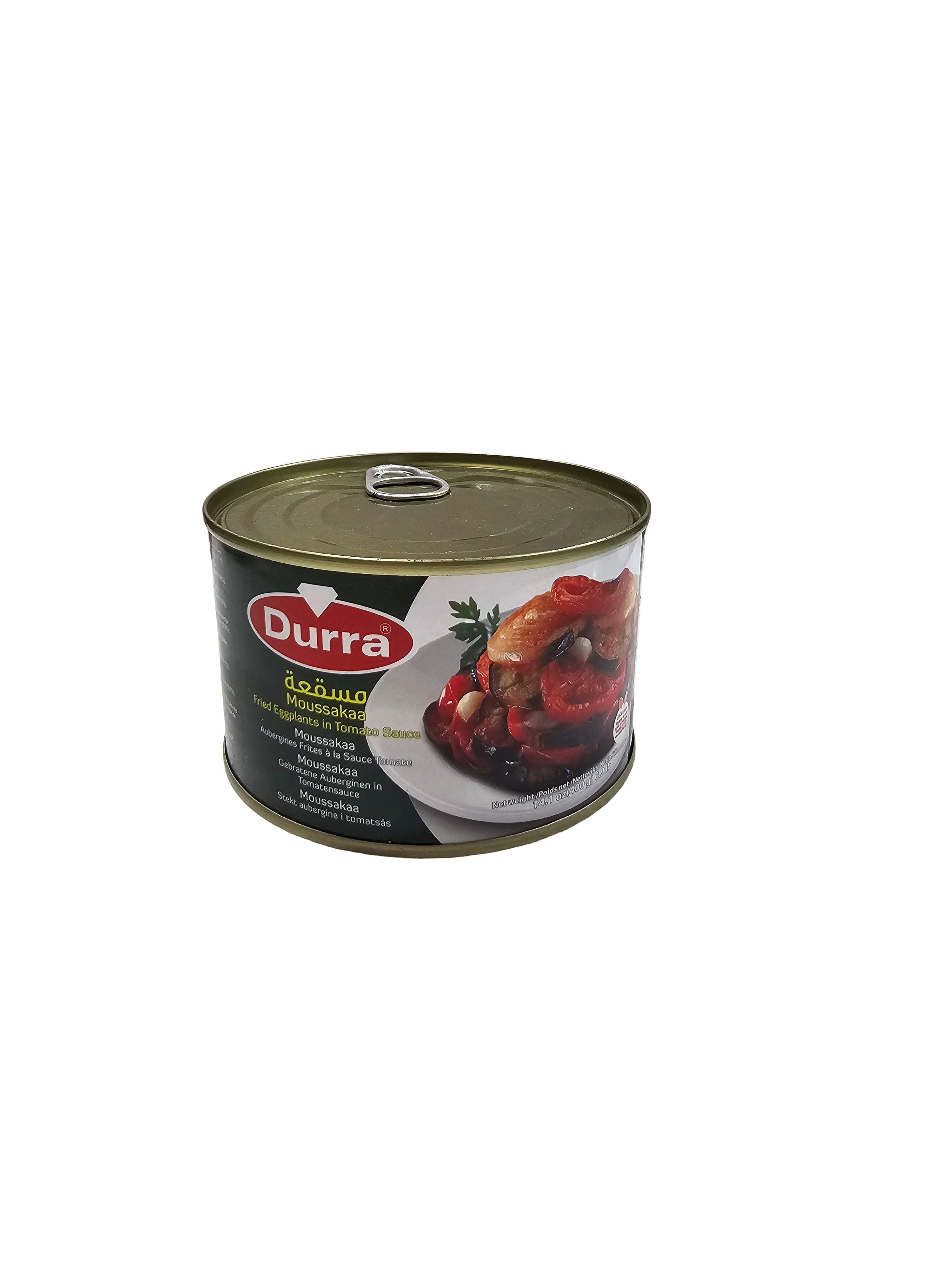 Durra Moussaka Eggplants in Tomato Sauce 14.1oz (400g)