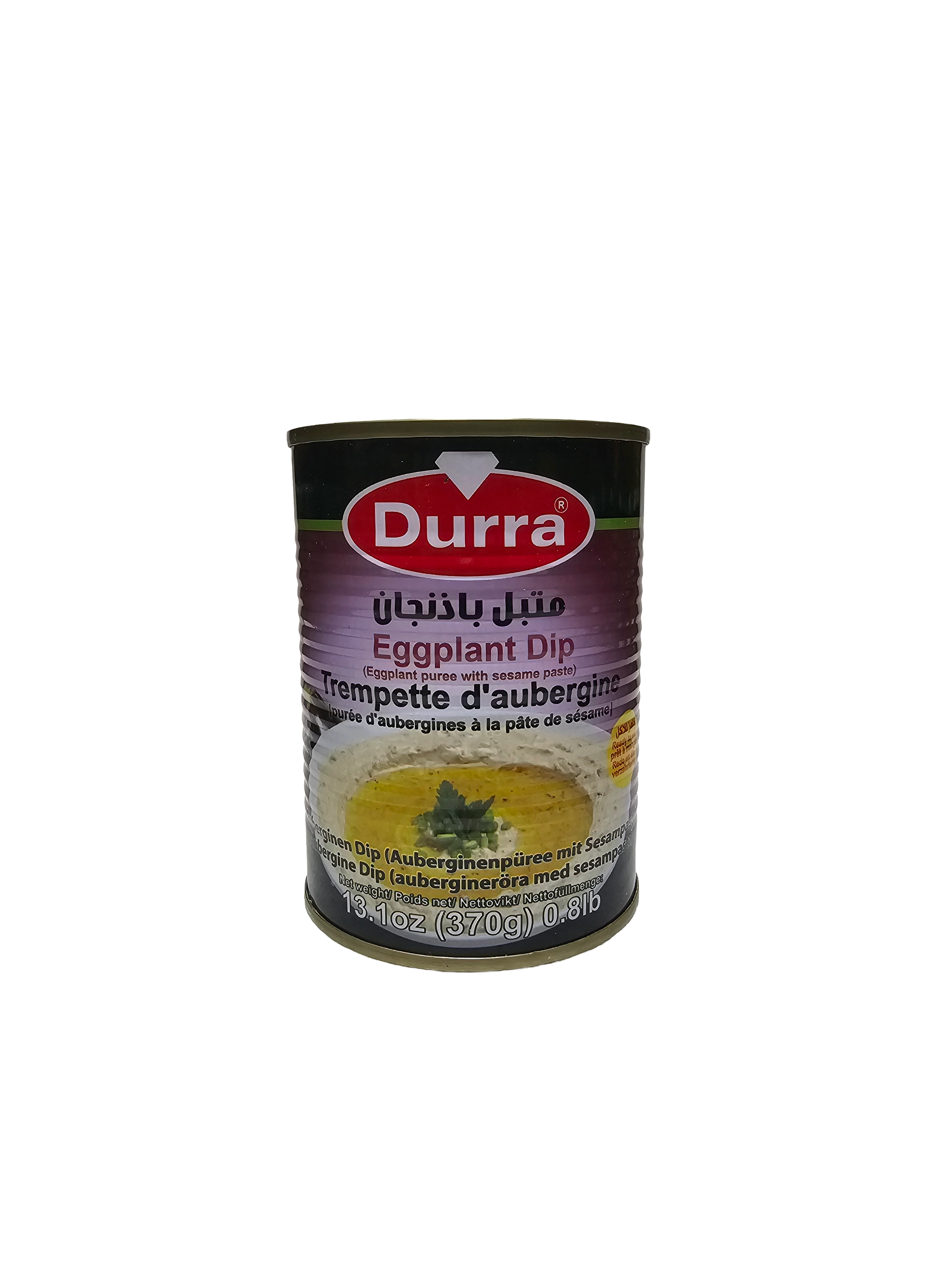 Durra Eggplant Dip Moutabal 370g Authentic Mediterranean Spread