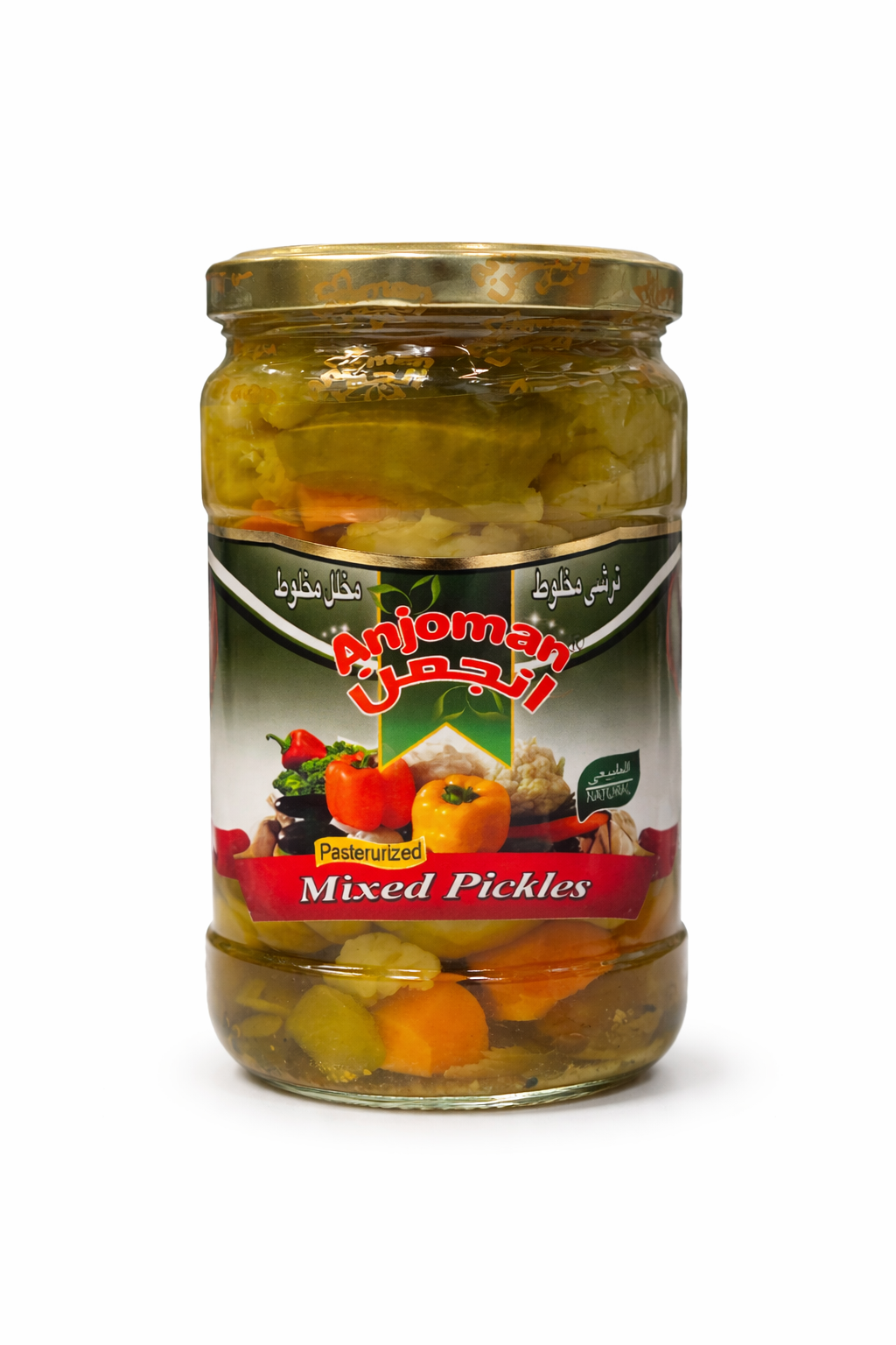 Anjoman Mixed Pickles 700g Glass Jar