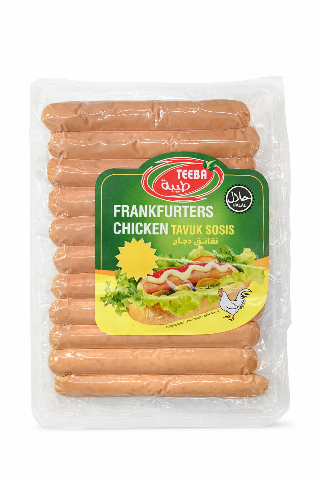 Teeba Chicken Frankfurters 400g Pack