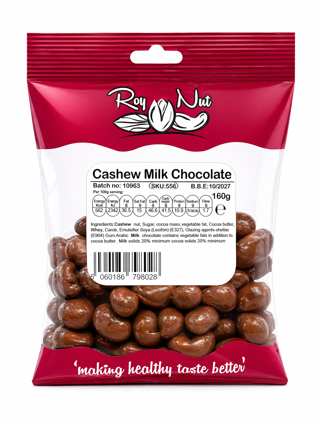 Roy Nut Cashew Milk Chocolate Bar 160g