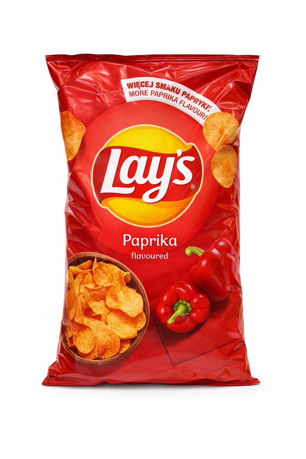Lay's Paprika Flavoured Potato Chips 130g