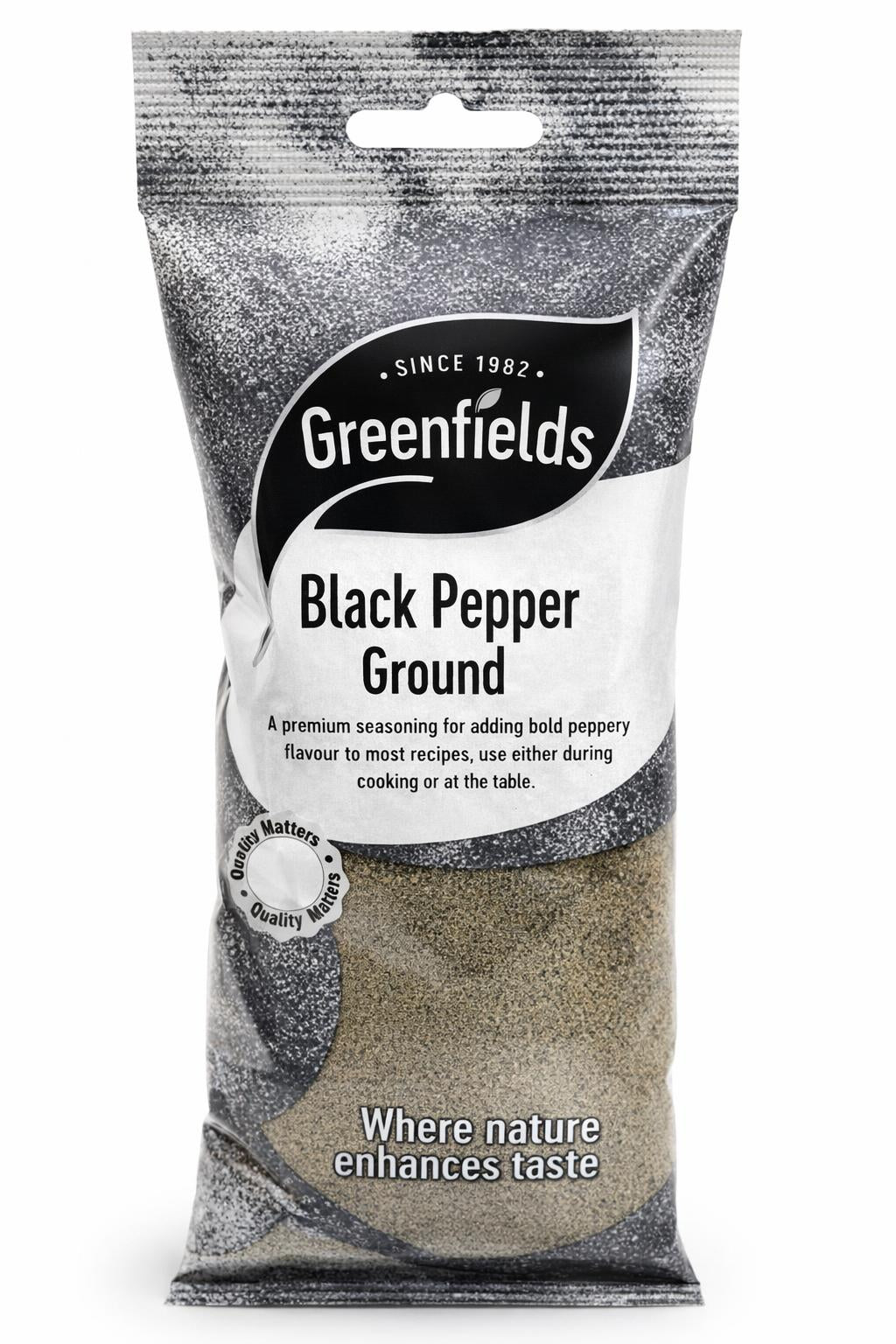 Greenfield Black Pepper Ground 75g – Pure Spice Seasoning