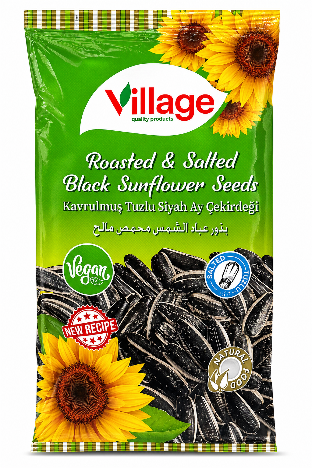 Village Roasted & Salted Sunflower Seeds 250g Pack