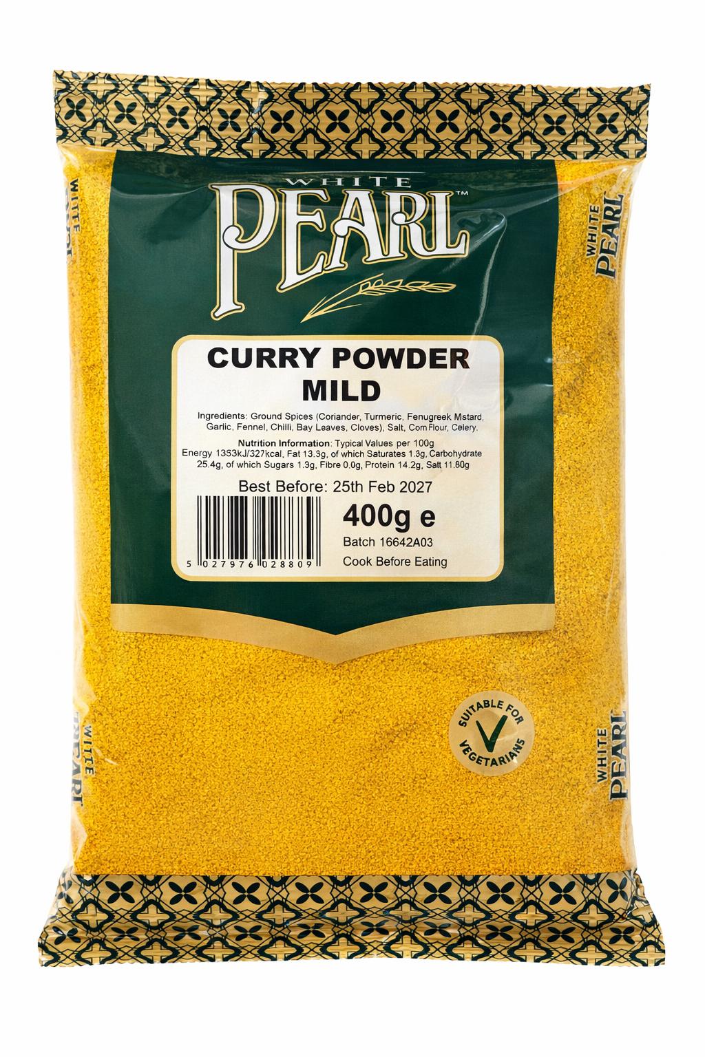 White Pearl Curry Powder Mild 400g – Authentic Spice Blend