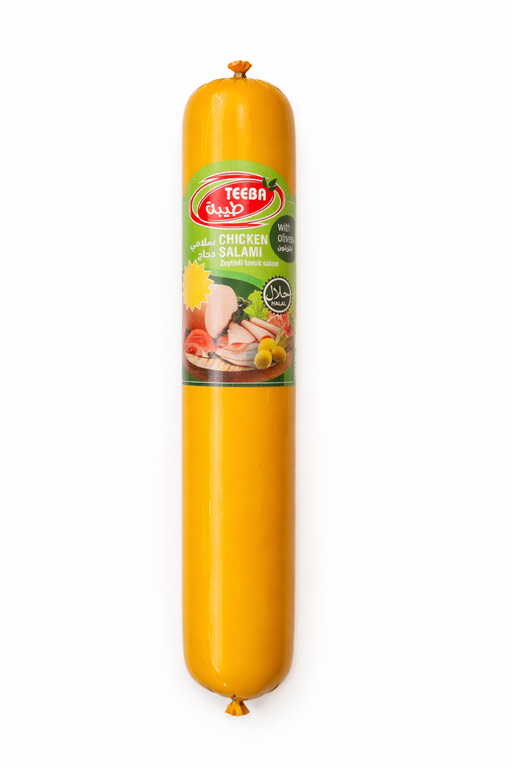 Teeba Chicken Salami with Olive 800g