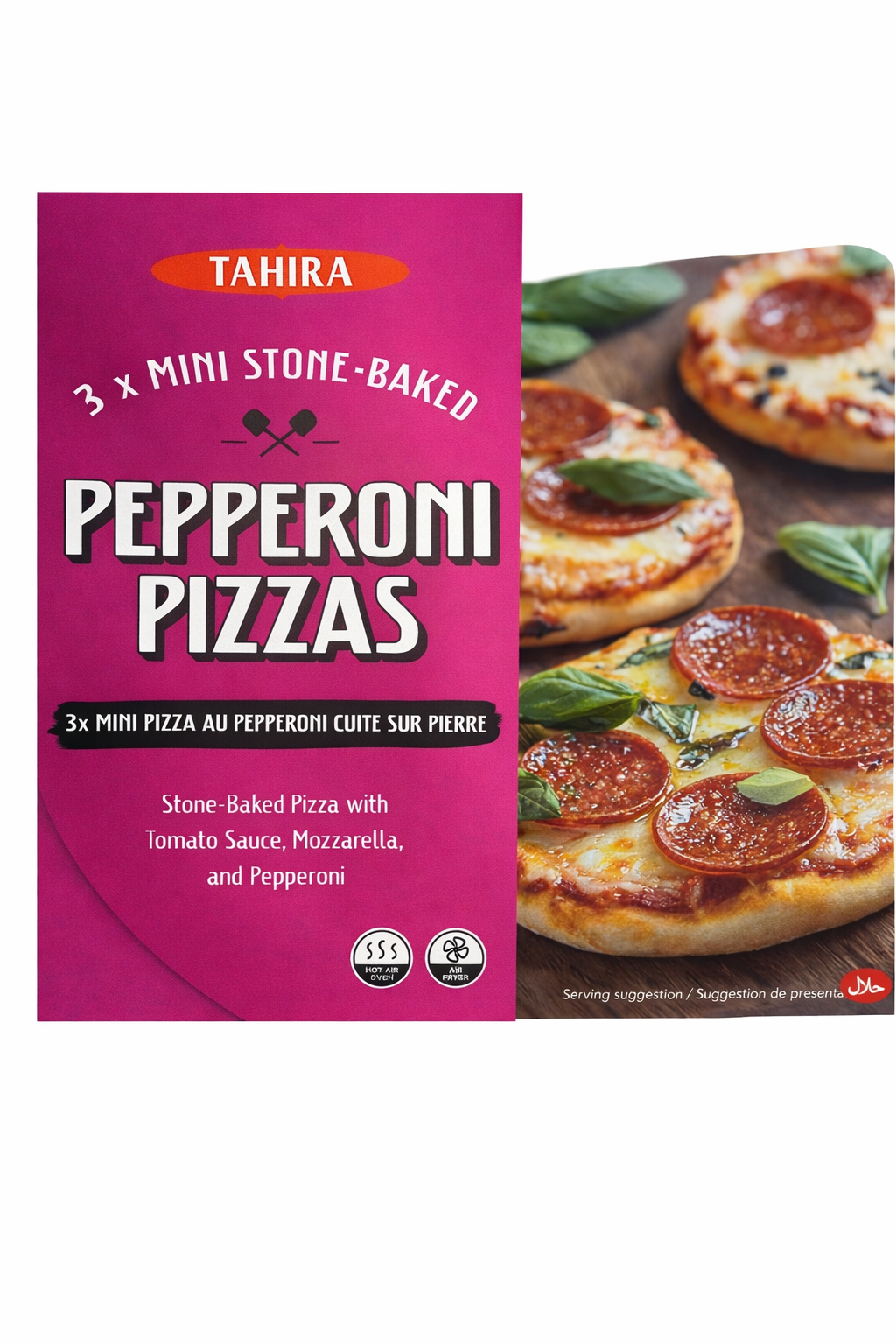 Tahira Pepperoni Pizzas 3x180g Pack 540g