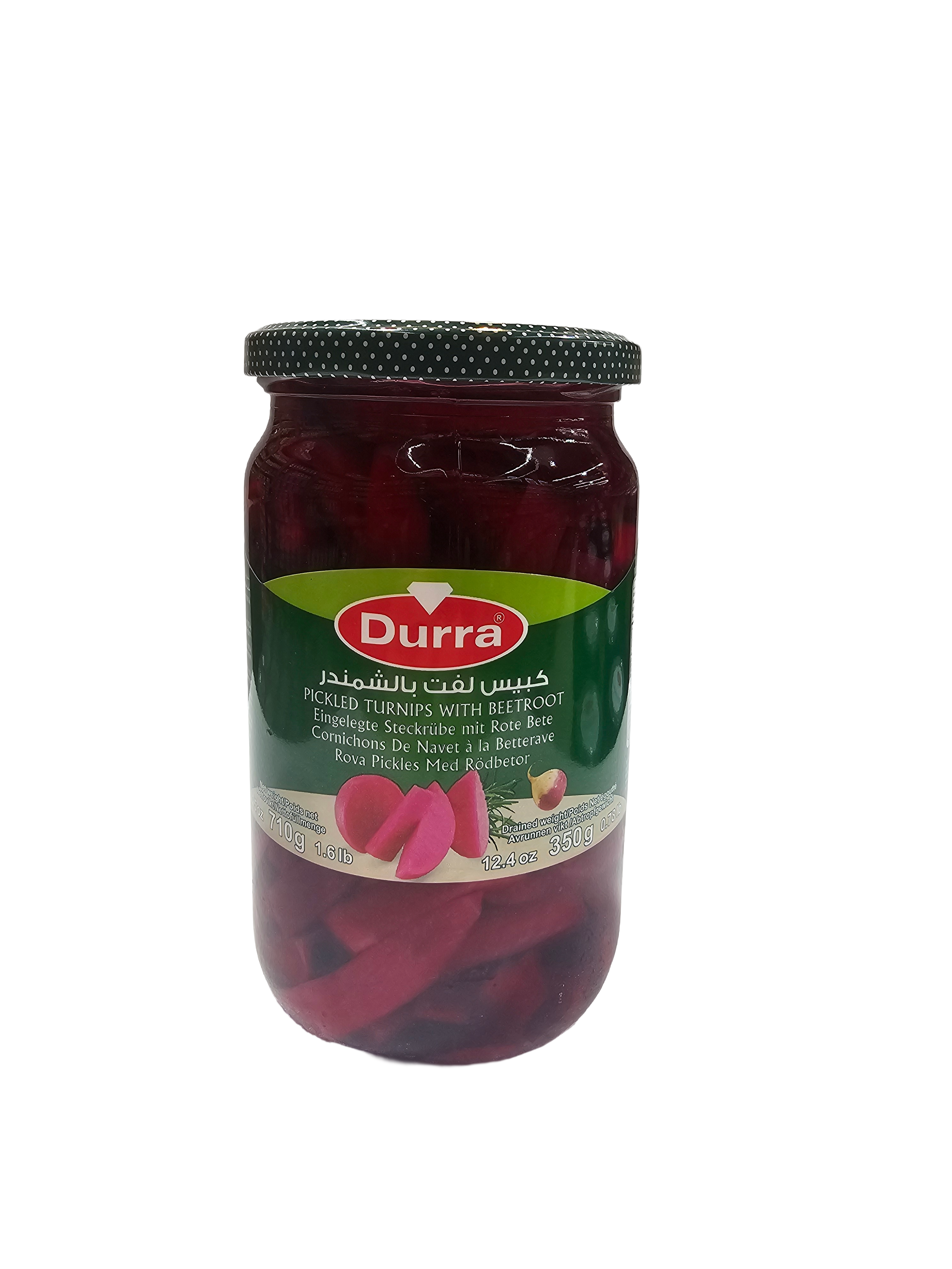 Durra Pickled Turnips with Beetroot 710g Jar