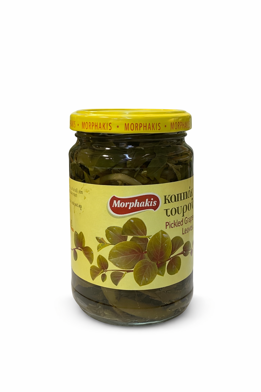 Morphakis Pickled Caper Leaves 270g Glass Jar