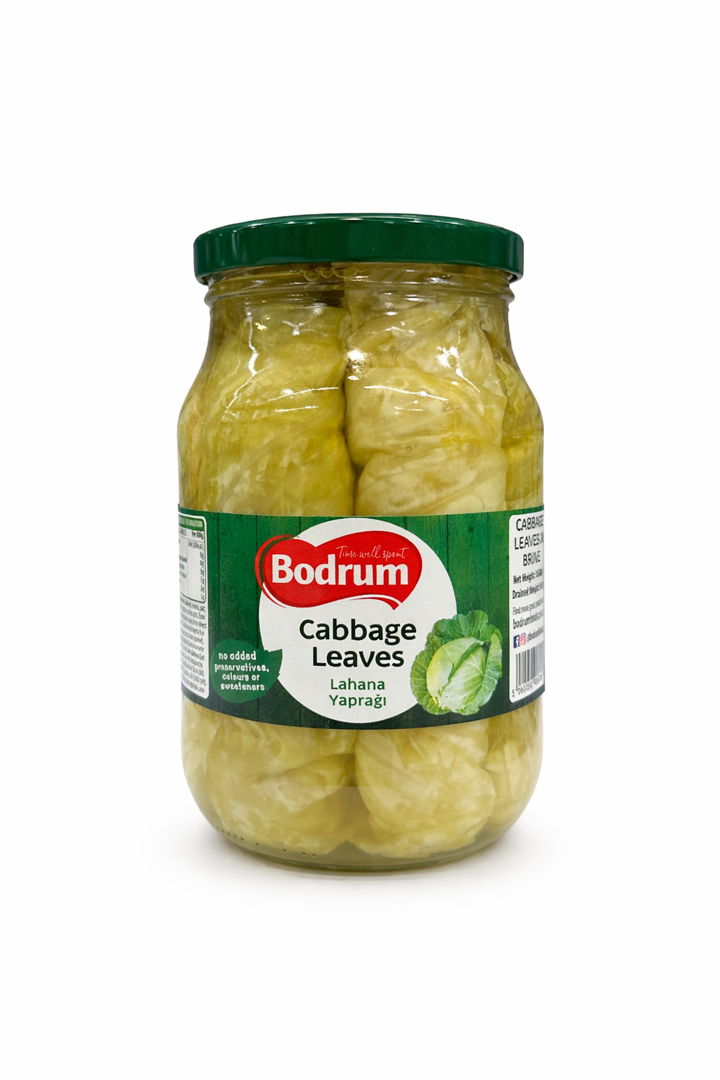 Bodrum Cabbage Leaves 1650g – Pickled Vegetable Jar