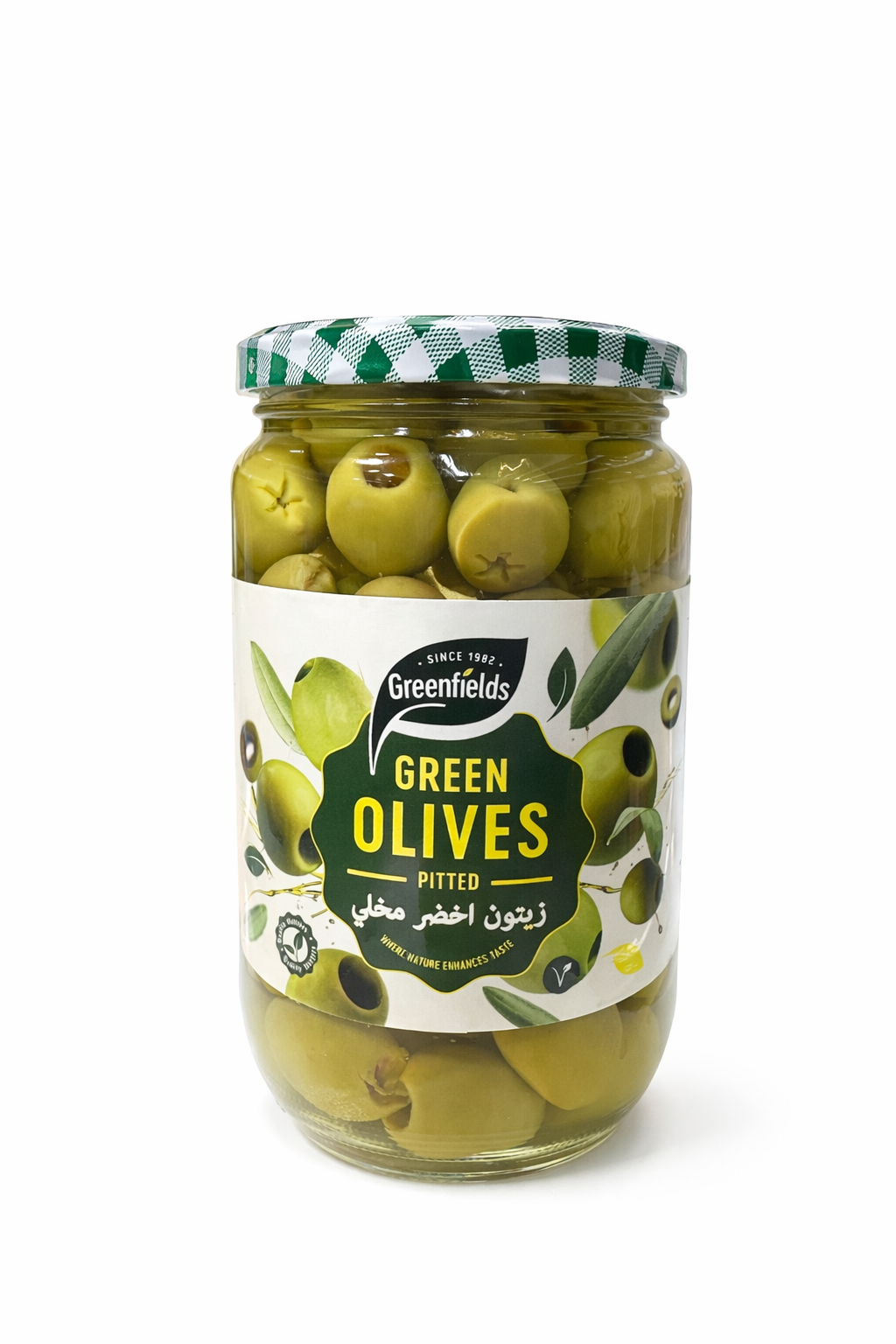 Green Fields Green Olives 720g Glass Jar