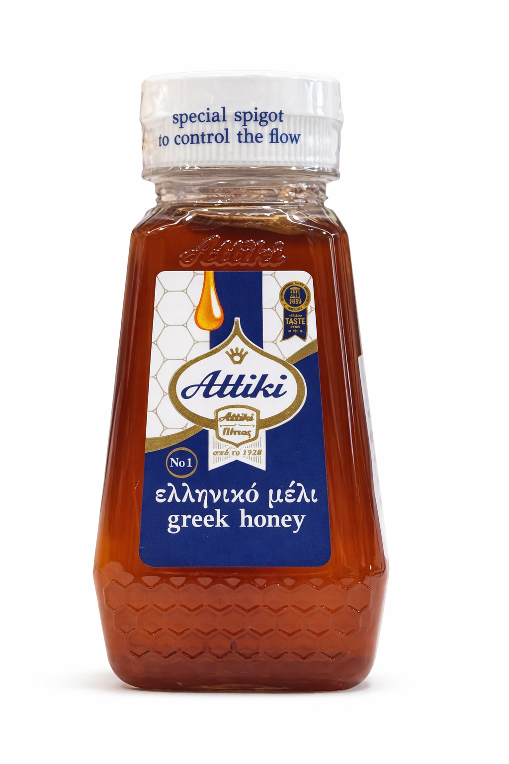 ATTIKI Greek Honey 270g Pure Natural Honey Jar