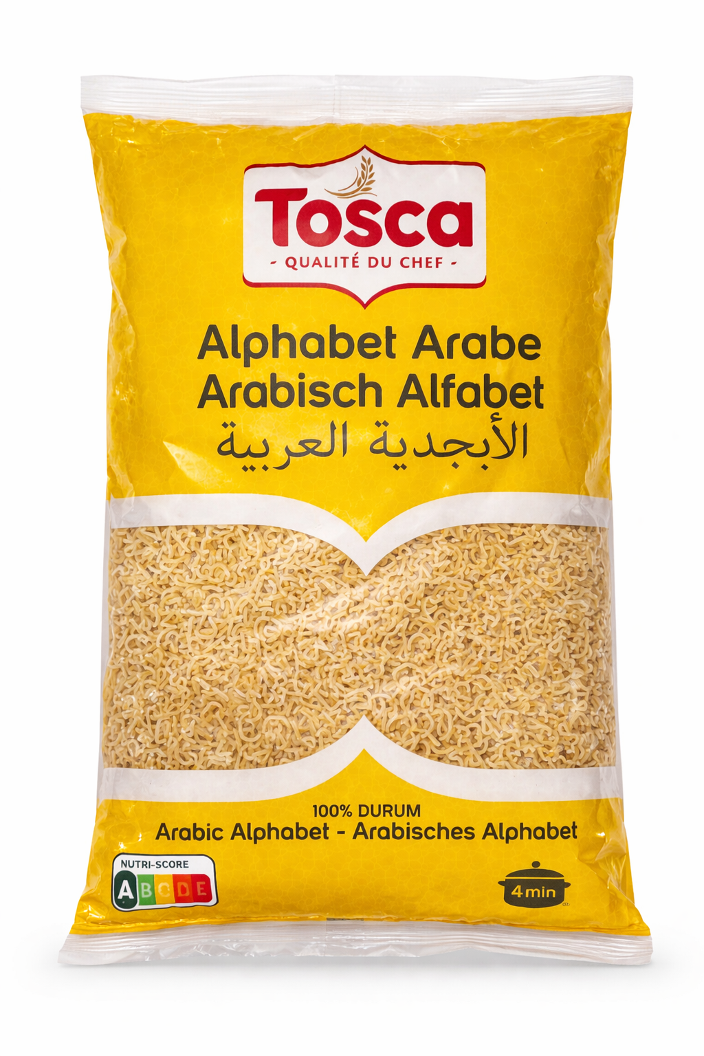 Tosca Alphabet Arabe Pasta 500g