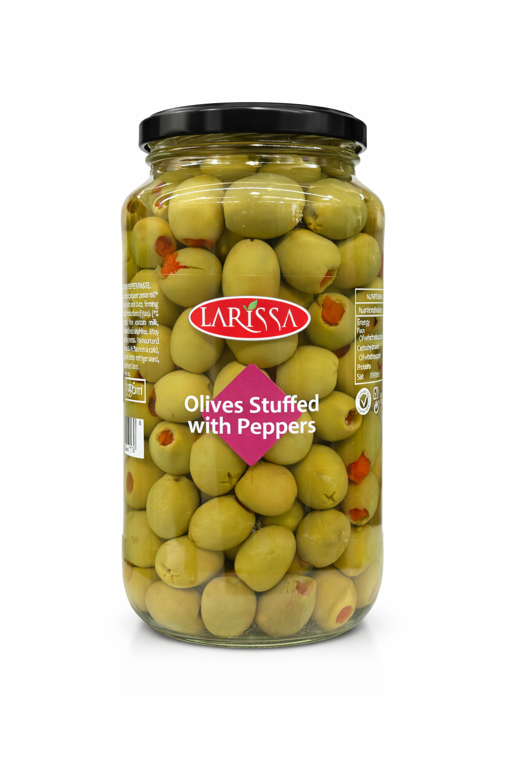 LARISSA Olives Stuffed with Pepper 935g Jar