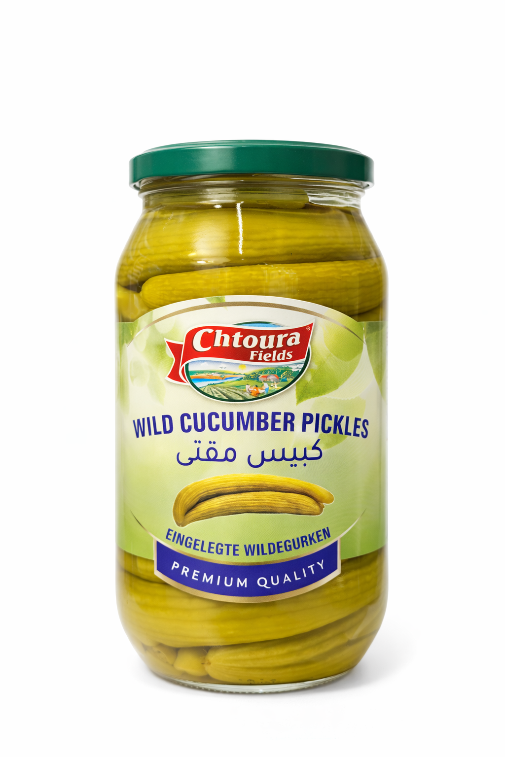 Chtoura Wild Cucumber Pickles 1450g Jar