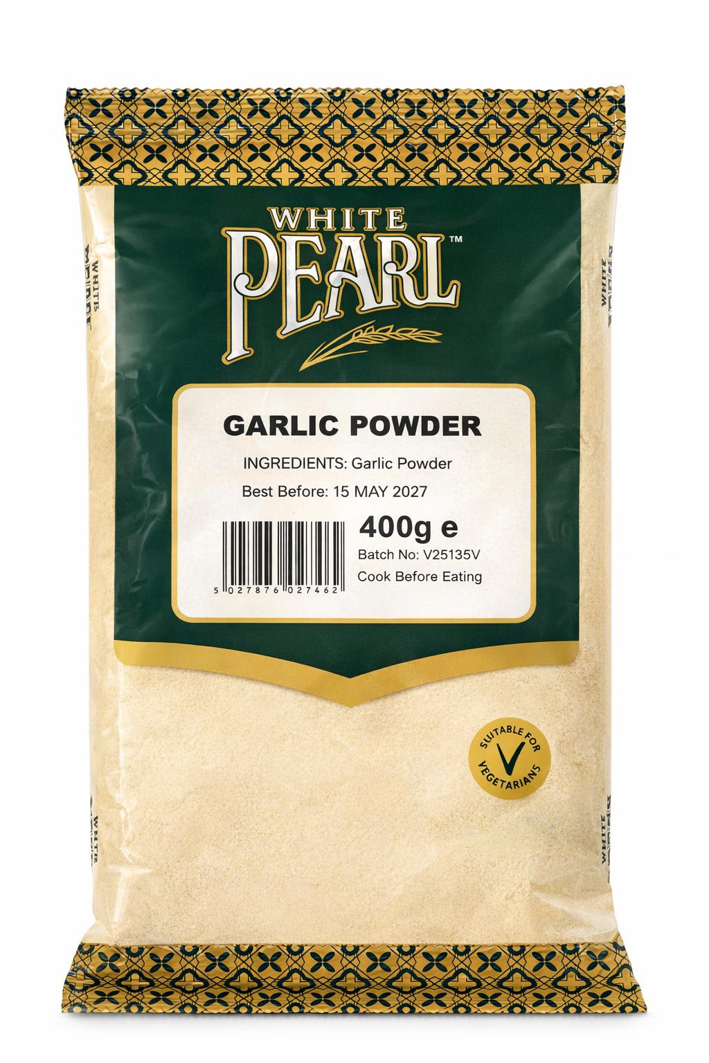 White Pearl Garlic Powder 400g – Pure Ground Garlic Seasoning