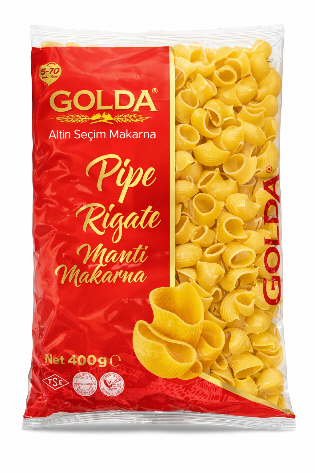 Golda Pipe Rigate Pasta 400g