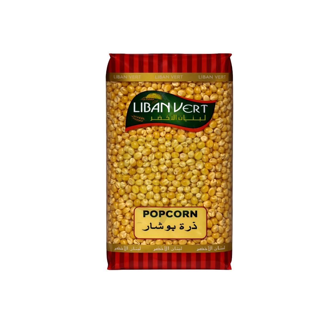 Liban Vert Popcorn Kernels 1kg – Premium Popping Corn