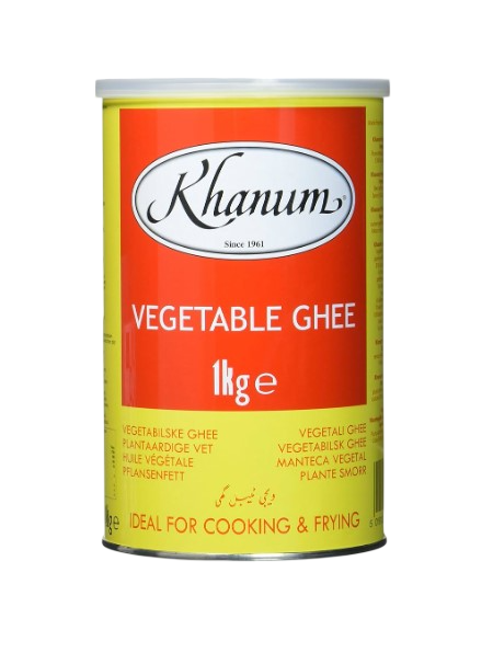 Khanum Vegetable Ghee 1kg – Pure Cooking Fat