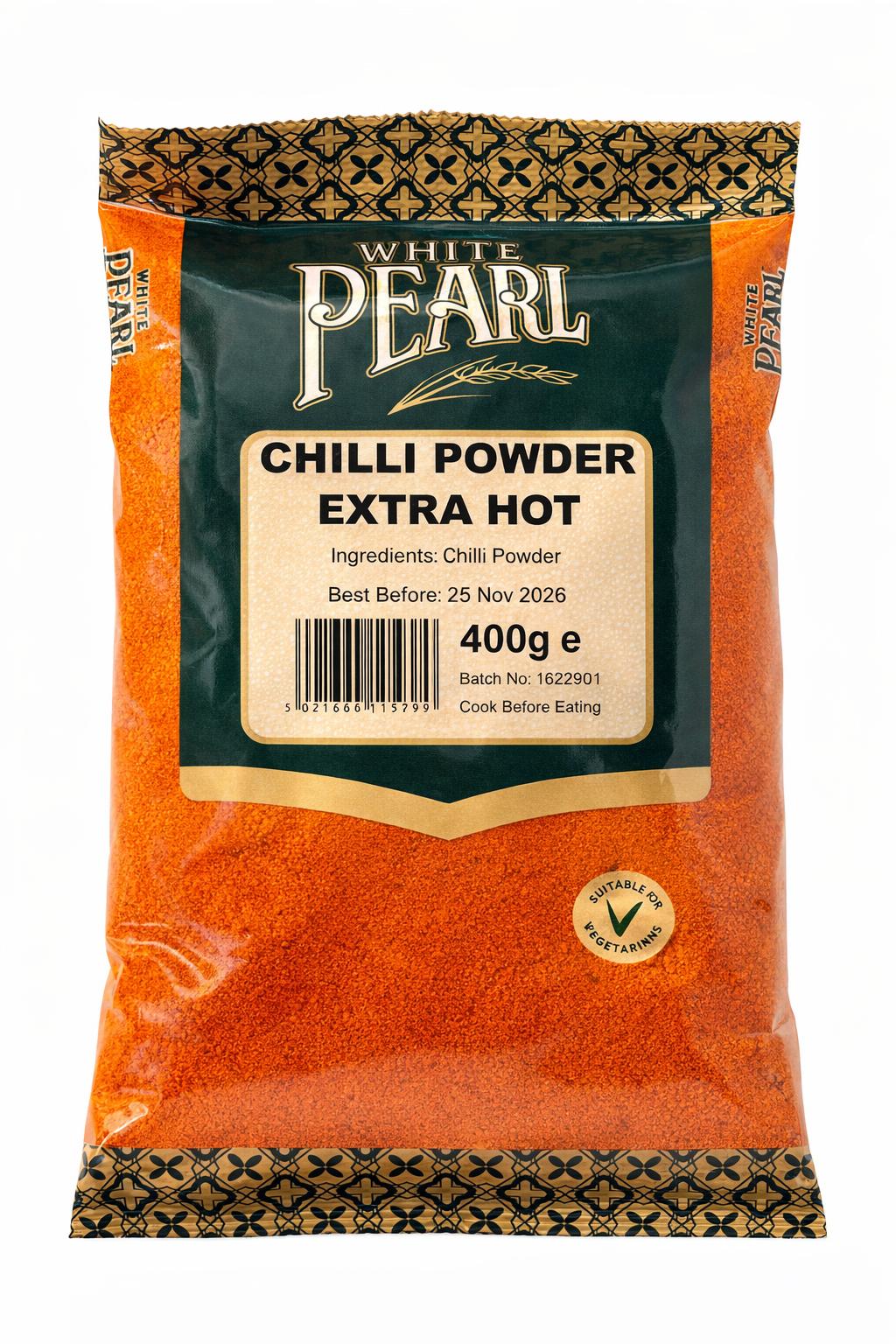 White Pearl Extra Hot Chilli Powder 400g