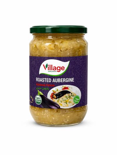 Village Roasted Aubergine 720g Jar – Ready to Eat