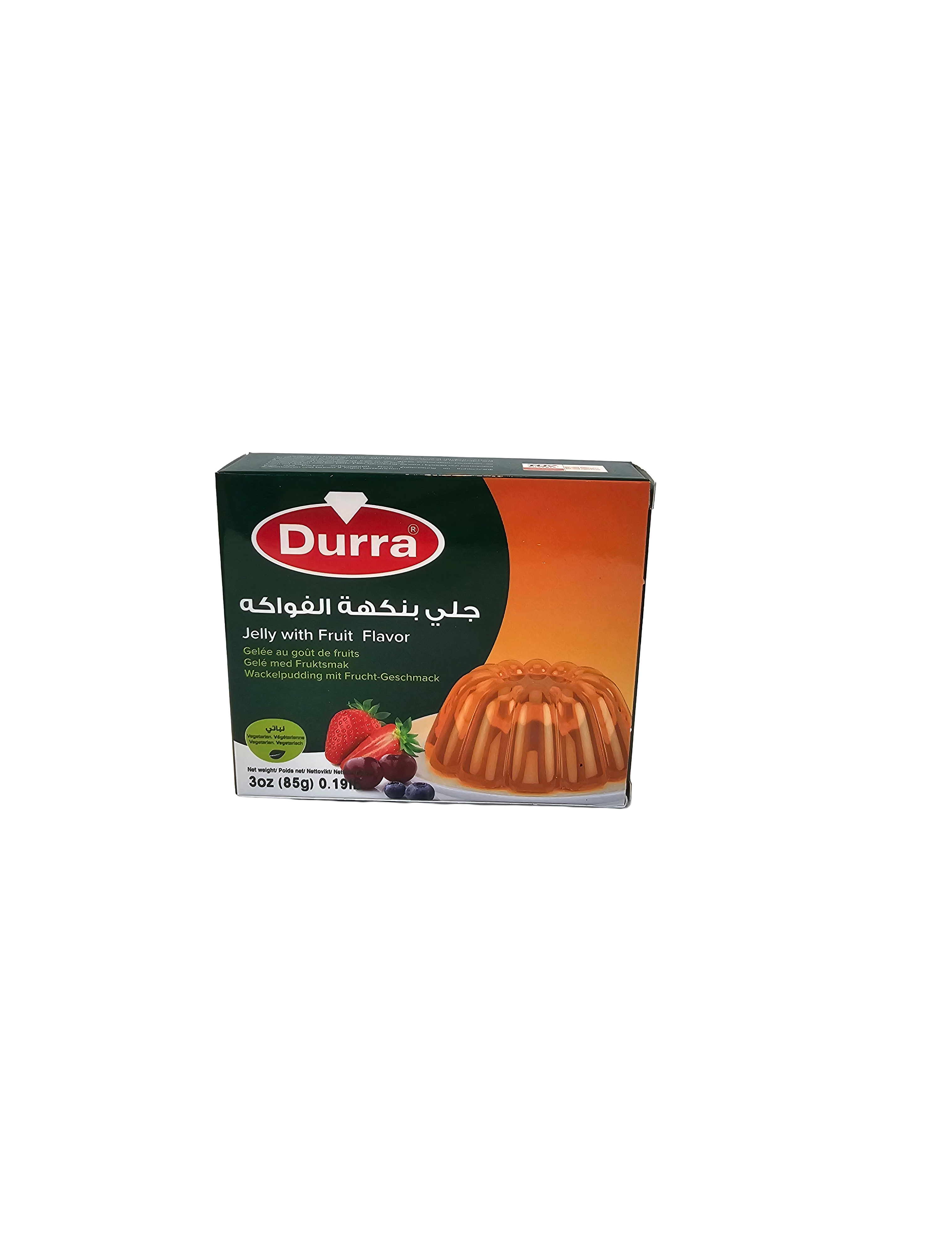 Durra Jelly with Fruit Flavour 85g Dessert Snack