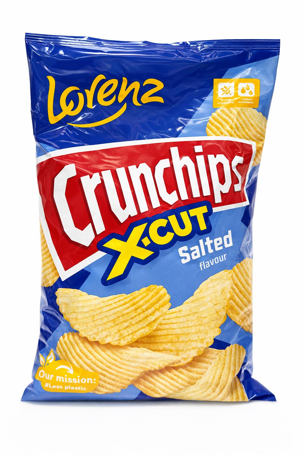 Lorenz Crunchips Salted Potato Chips 130g