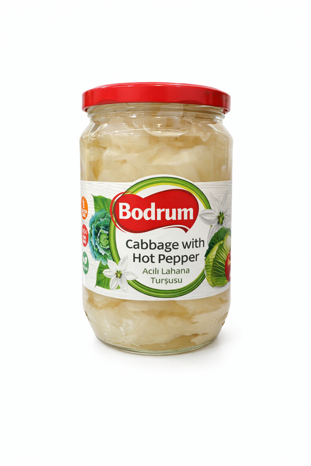 BODRUM Cabbage with Hot Pepper 670g Jar
