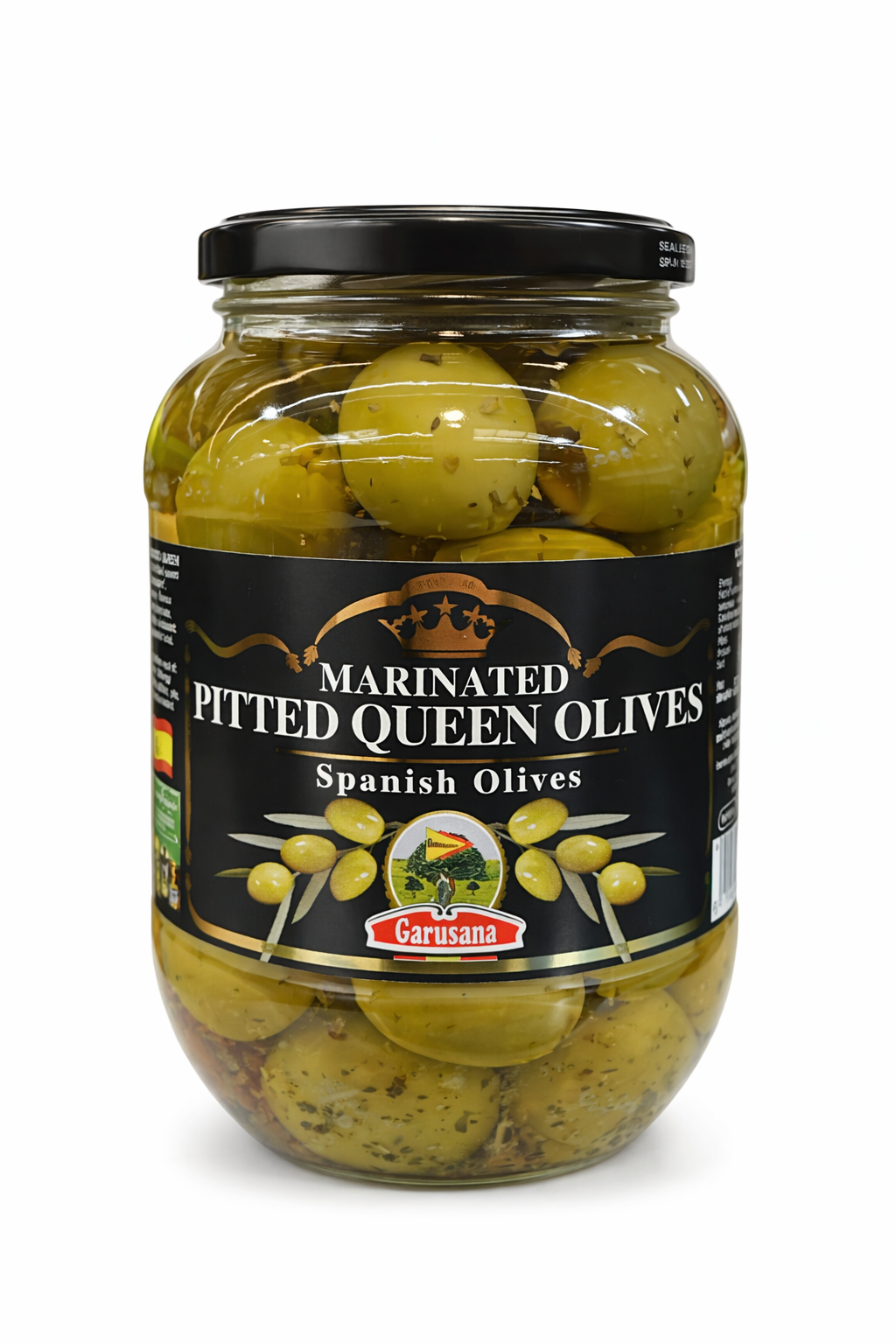 Garusana Pitted Queen Olives 835g Jar