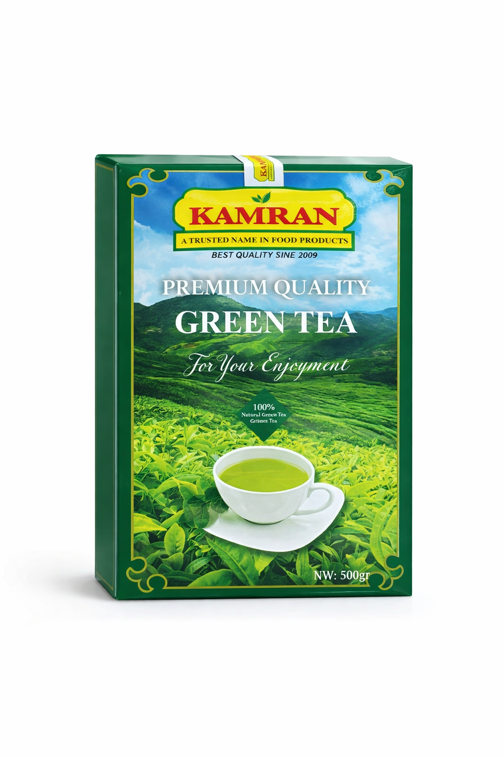 Kamran Premium Green Tea 500g – High Quality Loose Leaf