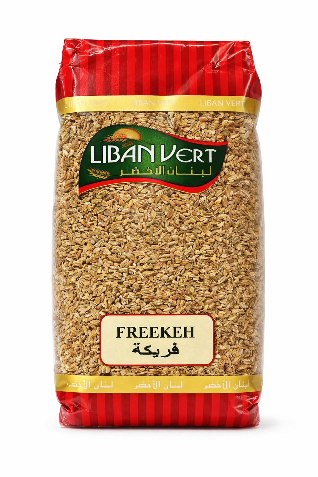 Liban Vert Freekeh 1kg Whole Grain Roasted Green Wheat